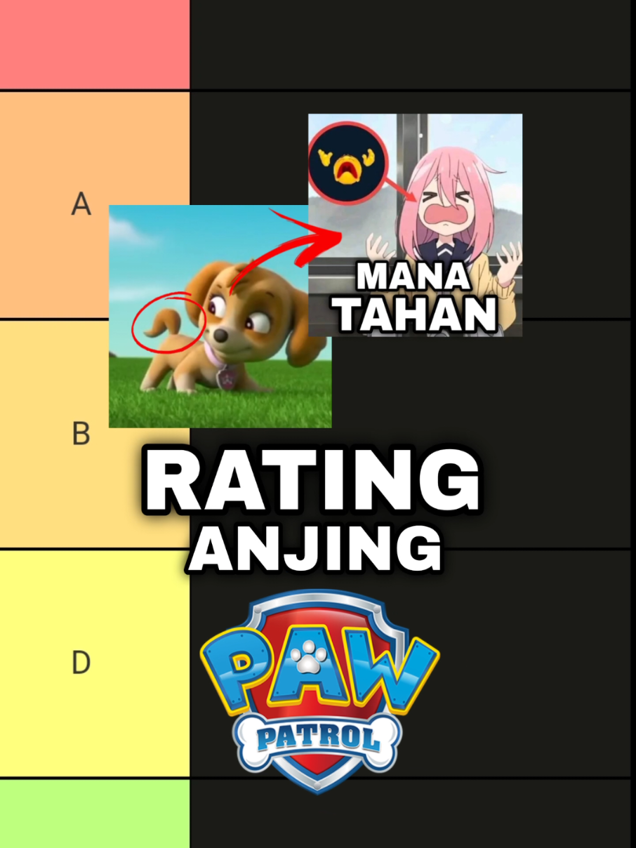 Rating Semua Anjing PAW Patrol #memes #brainrot #gambar #bismillahfyp #tierlist 