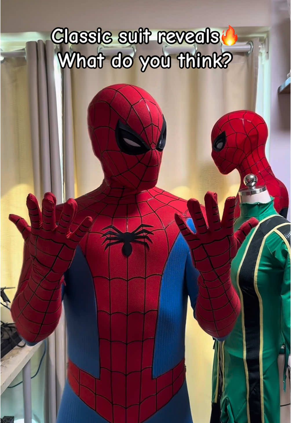 Classic suit reveal! What do you think? #spidey #spiderman #cosplay #ultimatespiderman 
