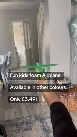 Fun foam Airplane for kids available in other colours #fyp #fory #tiktokmademebuythis #tiktokmademebuyit #springsale #toys 