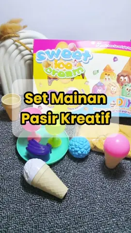 Bocil jadi anteng mainan ini dong. #mainanpasir #mainananak #mainanedukasi #DIY #sweeticecream #pasirajaib #mainanviral #mainanunik #mainanedukasianak #cetakanpasir 