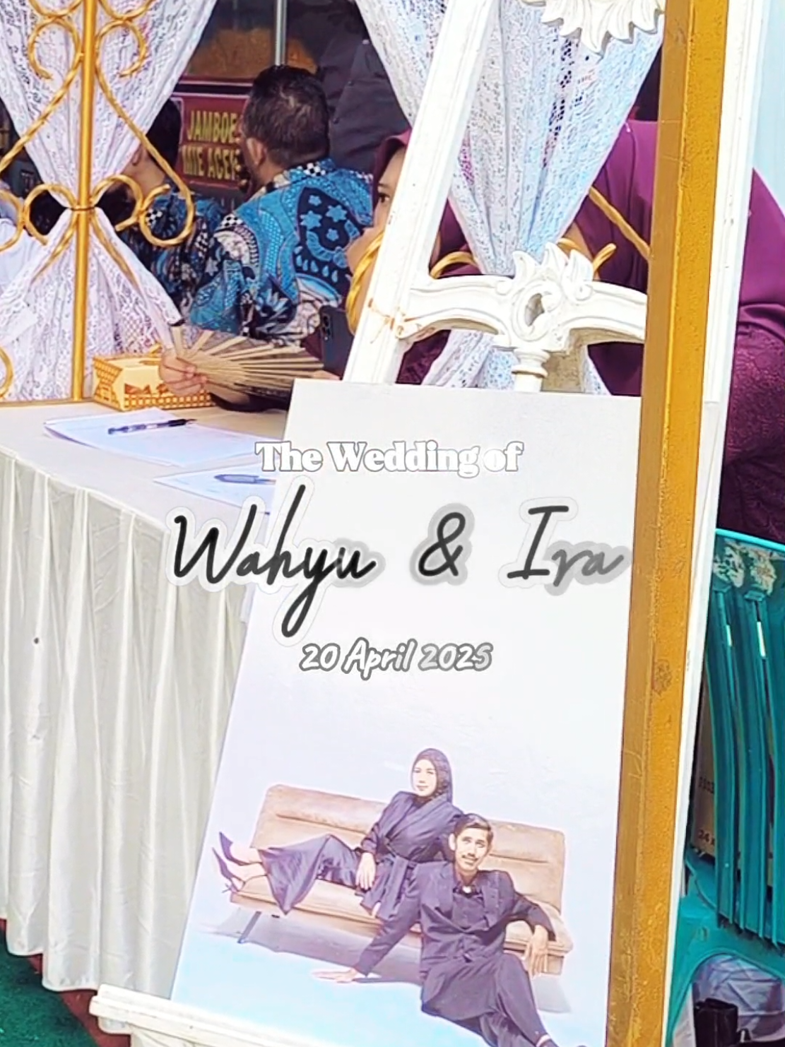 #CapCut Happy wedding my cousin Wahyu n Ira...SaMaWa Aamiinnnnn