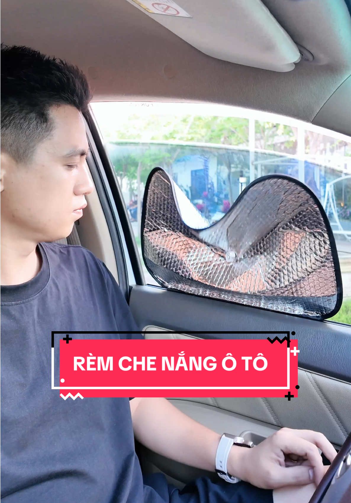 Tấm chắn nắng cho ô tô tối ưu cả về góc nhìn cho người lái, độ thoáng, khả năng chống nắng và góc nhìn gương chiếu hậu #LearnOnTikTok #tonychung 