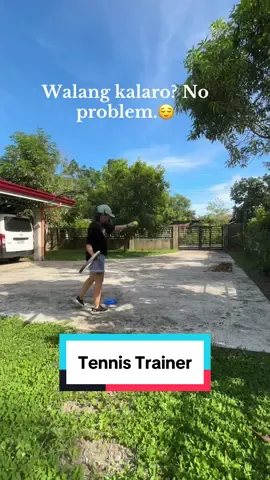 Legit 💯..Grabe ang pawis. Thank you, TikTok Shop for this. Now I can play even solo.🎾 #tennistrainer #tennistrainerset #tennis #fyp #tiktokph #xyzbca 