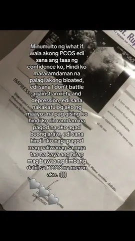 Ang hirap mong kalaban PCOS ☹️ hindi ko na nga alam lagay mo kung nag tuloy ba na cancer or hindi. Pero last check up ko sinabihan na ako na close to cancer na.  #fyp #fyp #fypage #multo #pcosfighter #pcosproblems #fup 