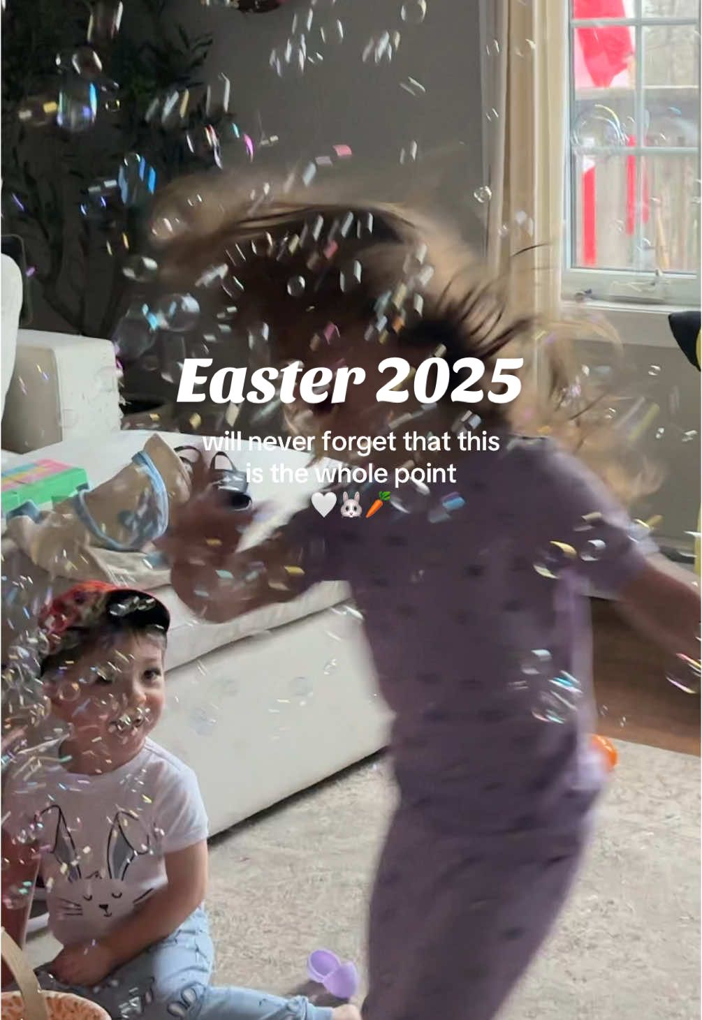 those core holiday memories are the best 🤍 happy Easter everyone 🐇🥕 #easter #holidayswithkids #thatsthewholepoint #corememories 