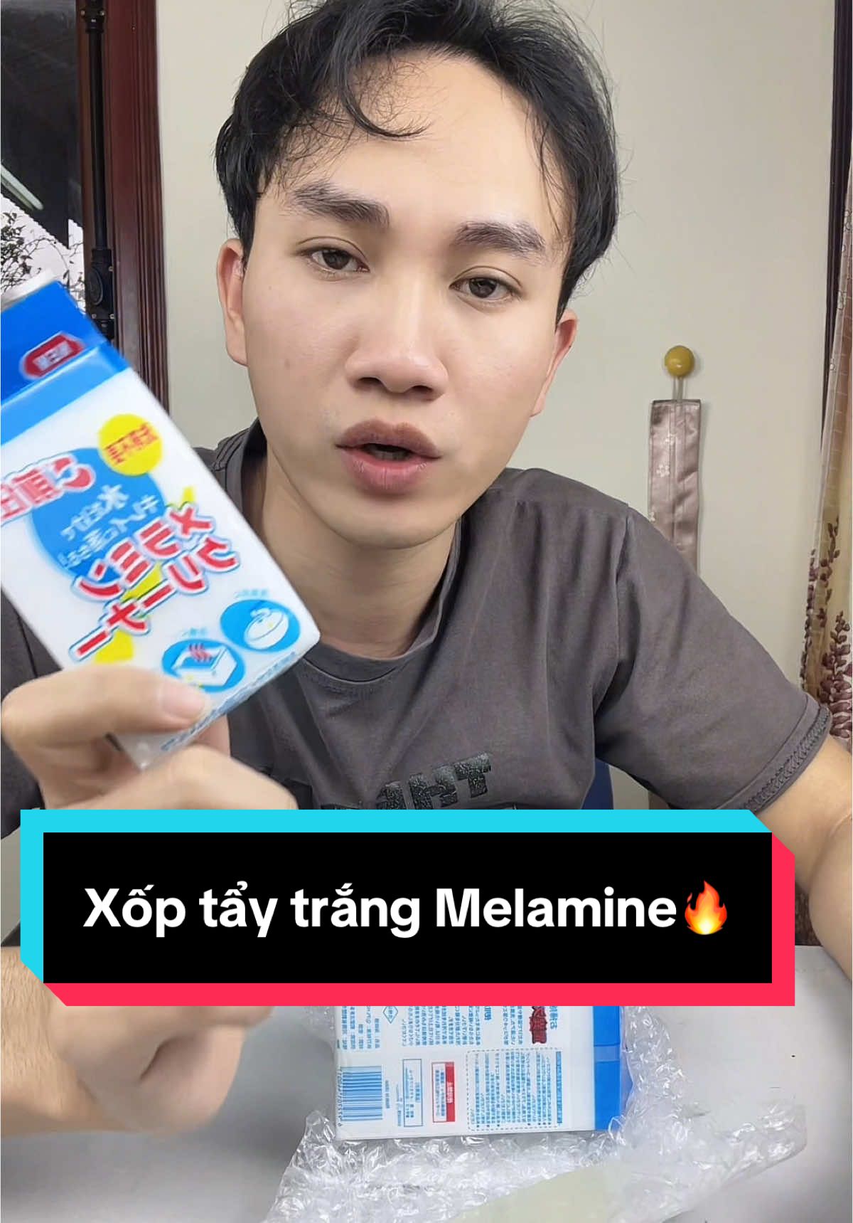 Review xốp tẩy trắng tường có được như quảng cáo😂#review #xoptaytrangtuong #vesinhnhacua #chuot_bach_review1 