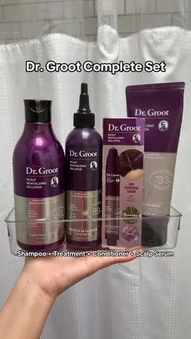 Back in stock 💜 Dr. Groot Complete Set 🏆 Number.1 Korean Hair Care For Hair Thickening ✨ - Hair Thickening Shampoo - Miracle In Shower Treatment - Hair Thickening Conditioner - Scalp Serum #scalpserum #drgroot #koreanhaircare #hairthickening #miracleinshowertreatment #TiktokShopMemorialDay #TikTokShopMothersDay #TiktokShopRestock 