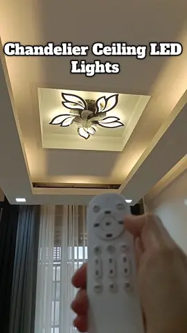 Modern Ceiling Led lights with fan tri-color✨ #ceilinglights #chandelierlights #lights #ledceilinglights #homedecor 