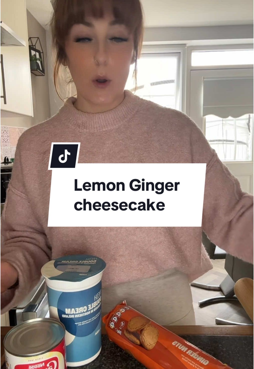 Lemon ginger cheesecake, inspired by our @Julie Fitz lemon ginger crunch cake! So glad I watch that come dine with me 😍 #fyp #viral #foryou #eastersunday #dessert #cake #cheesecake #yummy #sogood #eastercooking 