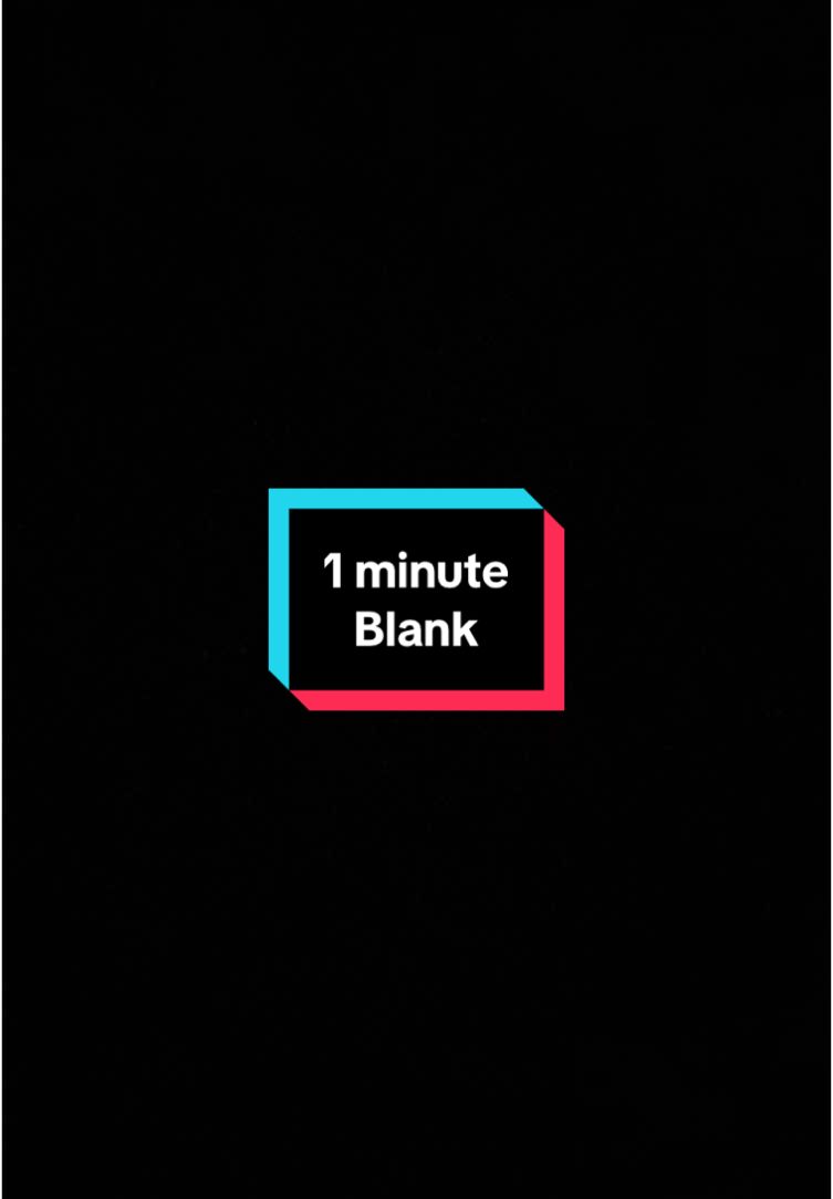 Here’s a minute of black background with no sound for you to save and use for whatever you want #backgrounds #1minute 