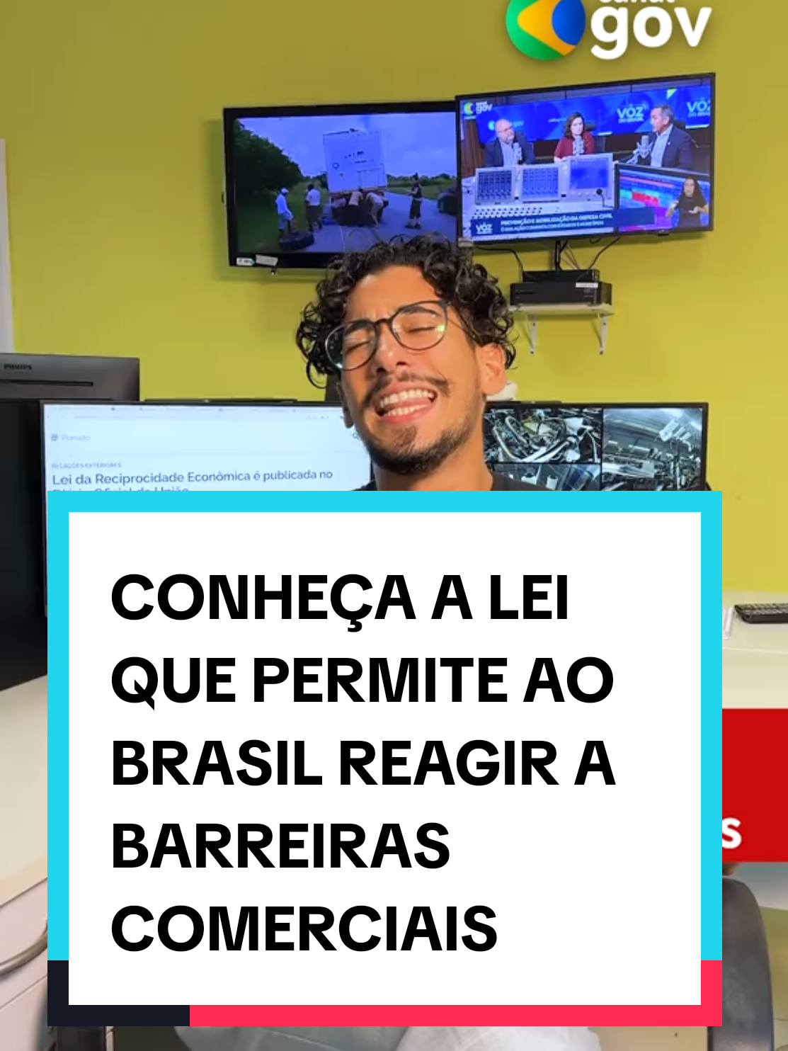 O QUE SIGNIFICA A LEI DA RECIPROCIDADE | O Congresso Nacional aprovou e o presidente Luiz Inácio Lula da Silva sancionou a Lei da Reciprocidade Econômica, publicada no Diário Oficial desta segunda-feira (14/4). A lei é uma resposta ao chamado tarifaço do presidente dos Estados Unidos, Donald Trump, que anunciou tarifas para importação de produtos de mais de 180 países, como o Brasil. O texto publicado no Diário Oficial permite que o Brasil possa impor tarifas adicionais ou suspender concessões comerciais, por exemplo, quando outros países adotarem barreiras comerciais unilaterais que impactem negativamente a competitividade internacional brasileira. Essa é uma ação estratégica do país importante para proteger as empresas brasileiras, evitando custos administrativos desproporcionais. #noticias #eua #tarifasso #trump #presidentelula