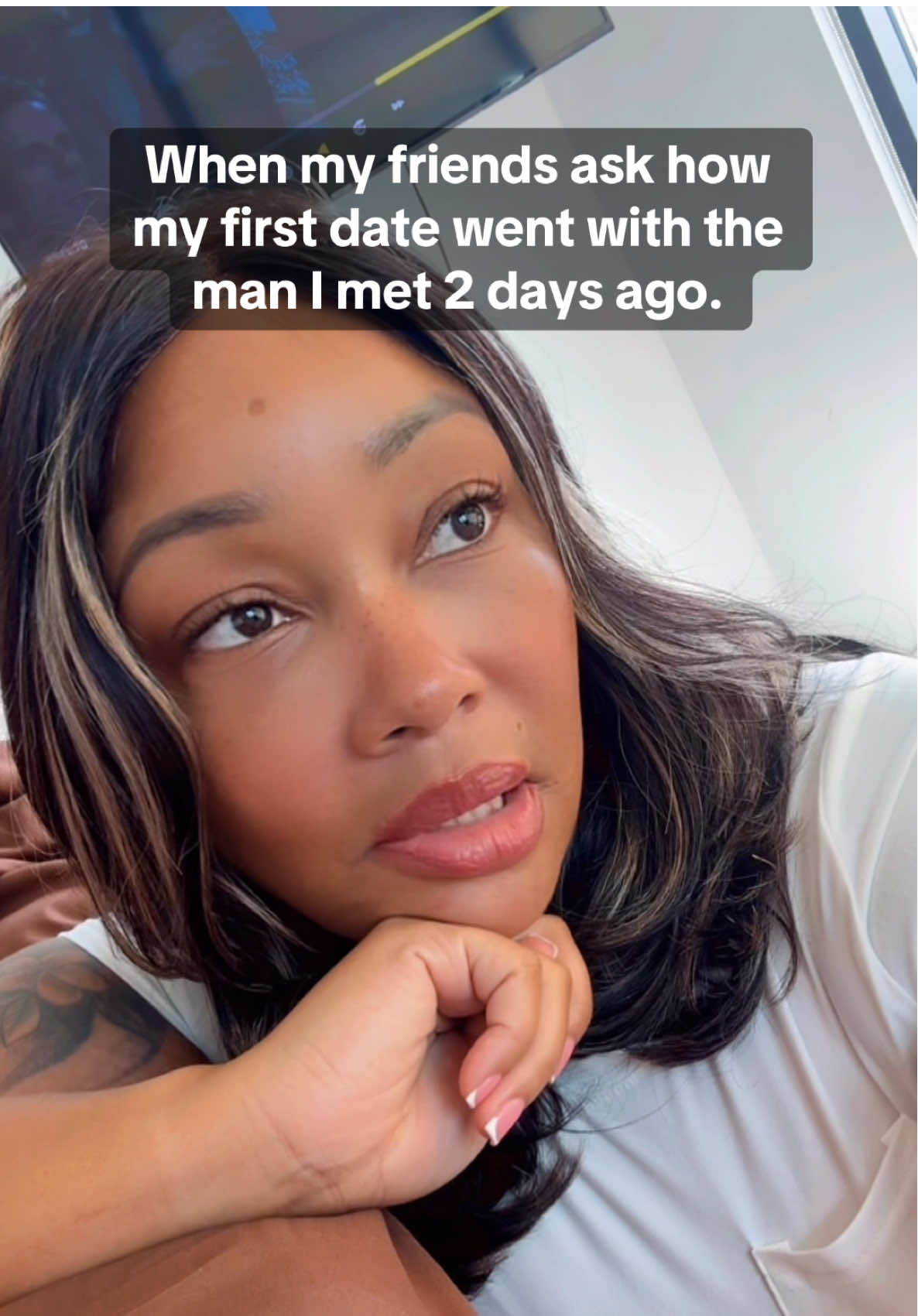 Probably needed a hug instead I went on a date 😅