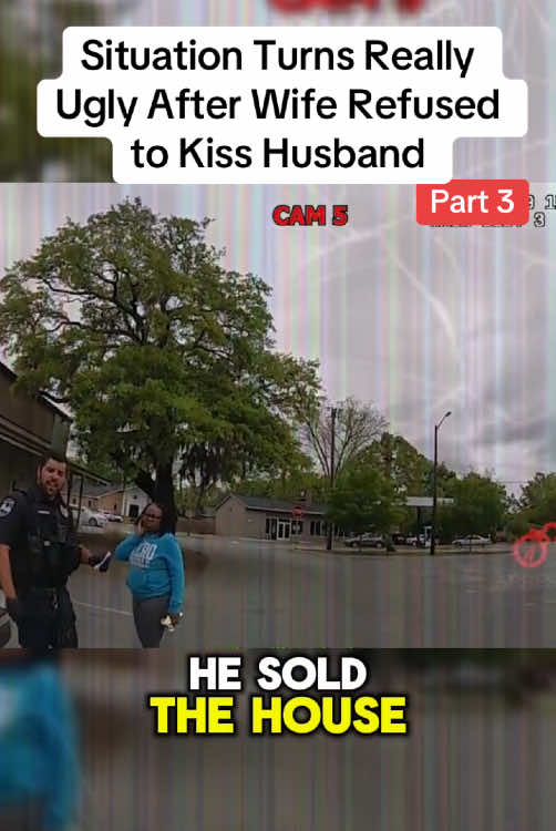 Situation Turns Really Ugly After Wife Refused to Kiss Husband #cops #police #viral #usa #flypシ 