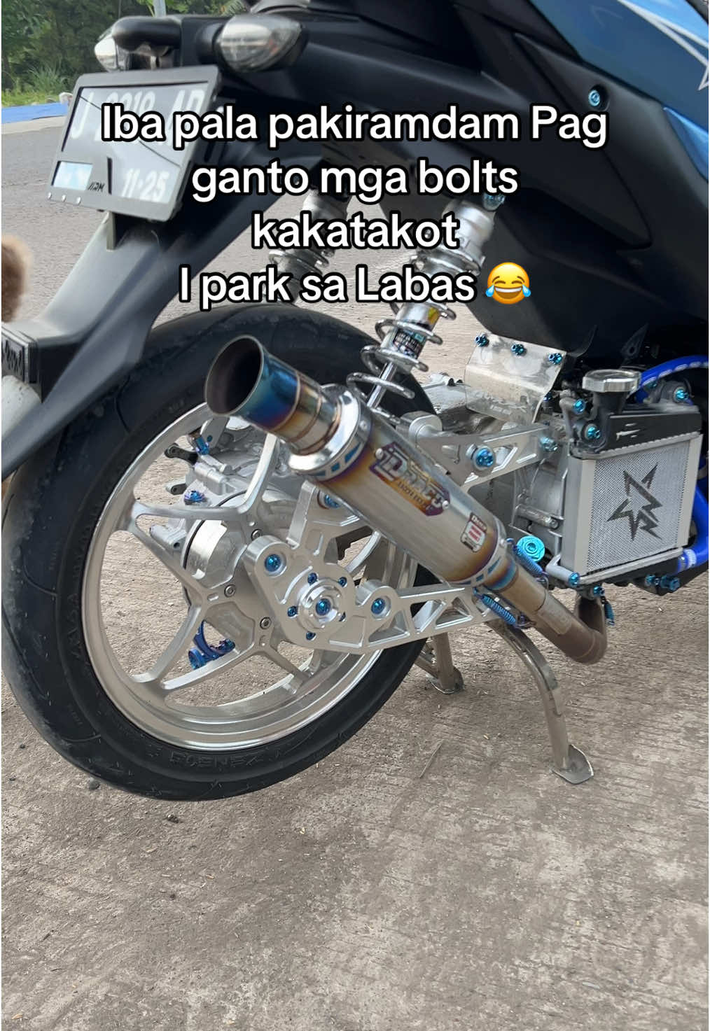 May risk pala to hahaha #gr5bolts #gr5titanium #nongkalikot 