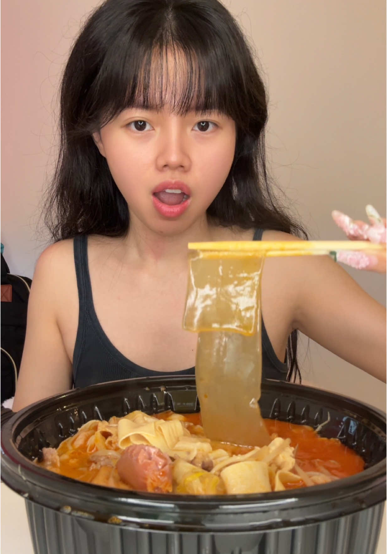 Malatang mukbang! #malatang #mukbangeatingshow #asmrsounds #마라탕 