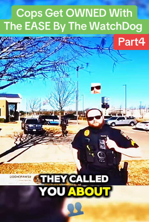 Cops Get OWNED With EASE By The WatchDog #part4  #cops #copsoftiktok #police #usa #viral #foryoupage #lawenforcementcommunity #lawsuit 