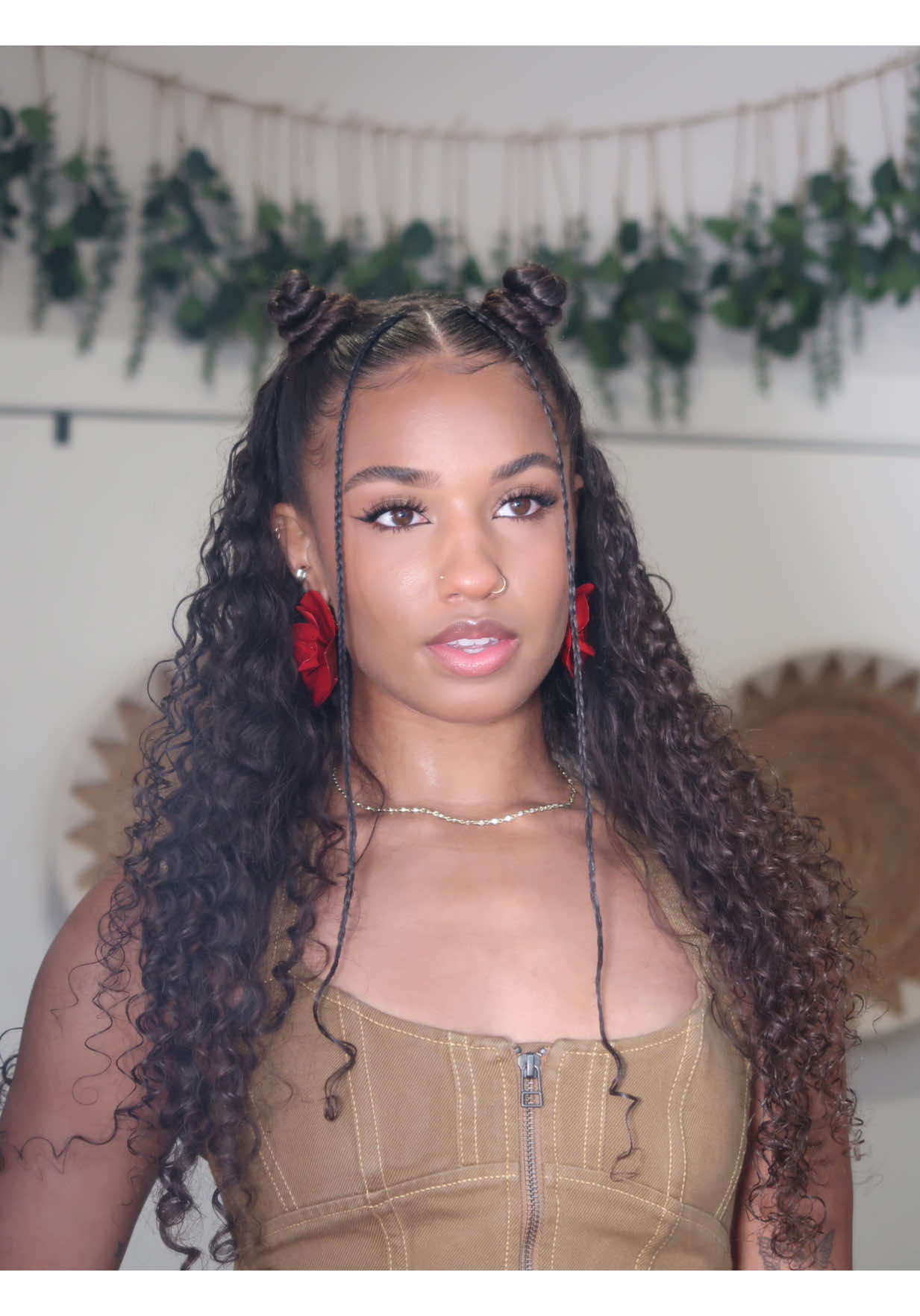I love a fun style!!! #curlyhairstyles 