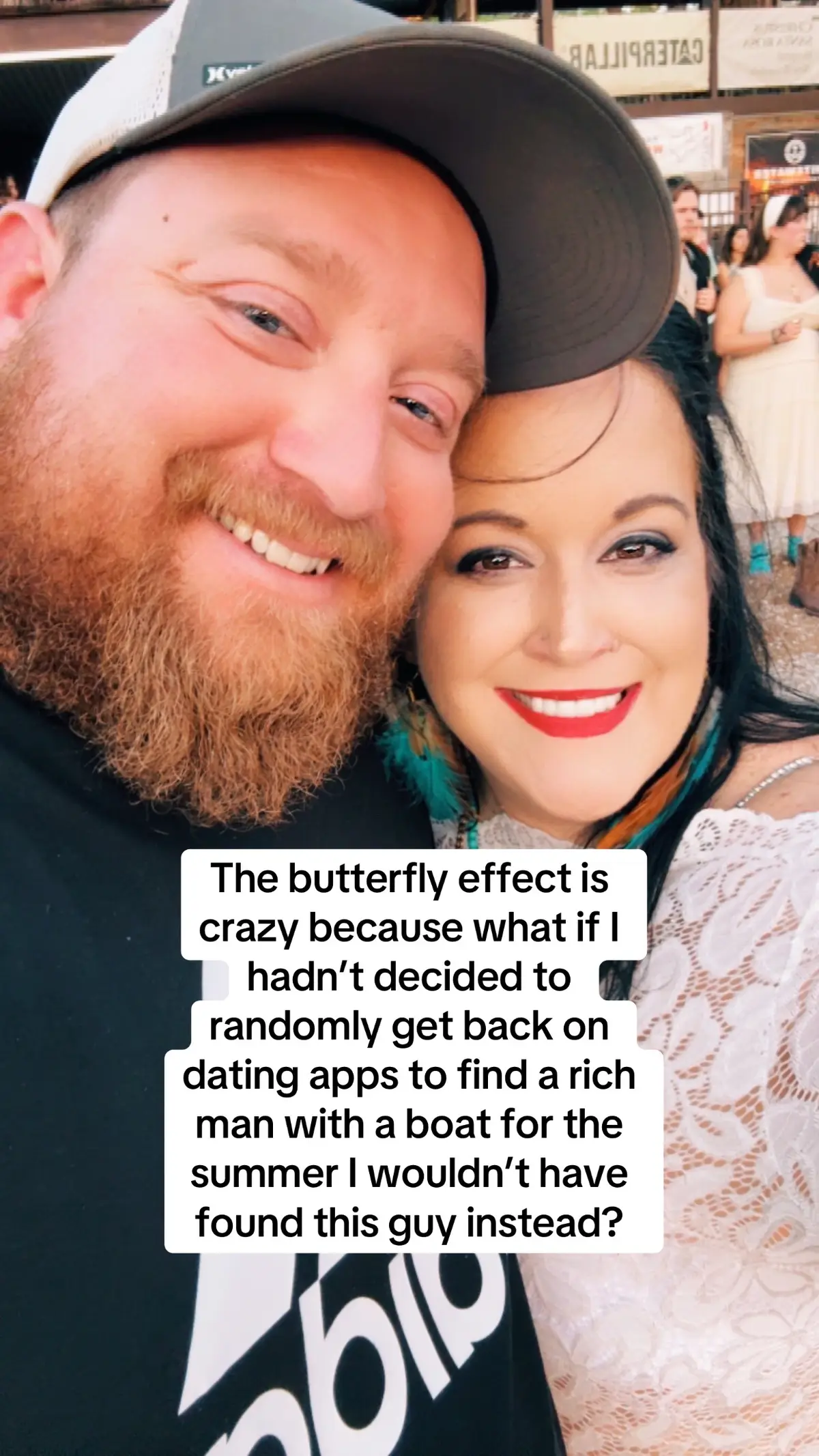 I mean, he’s not a rich man with a boat but he makes my life feel so much richer just by being in it. 