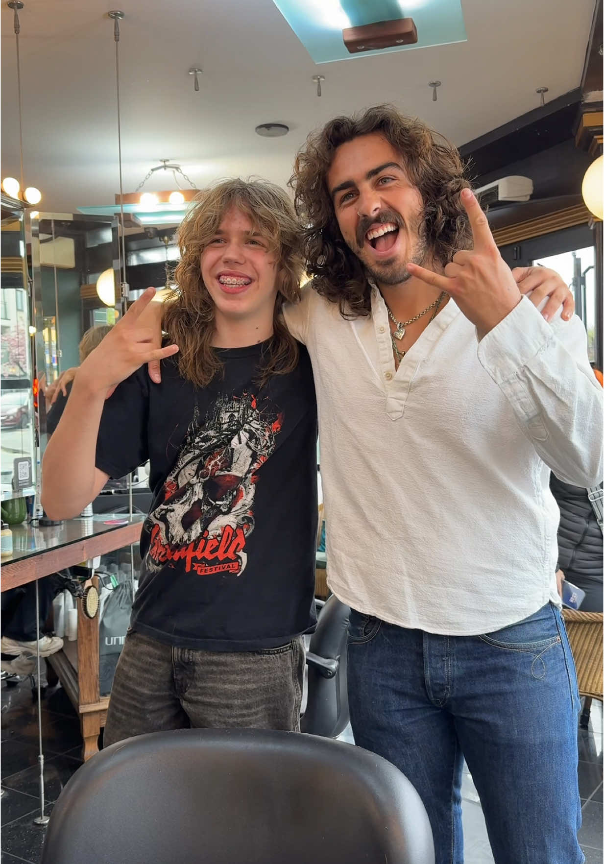 James Hetfield inspired cut ✂️ #fyp #hairtransformation #metallica 