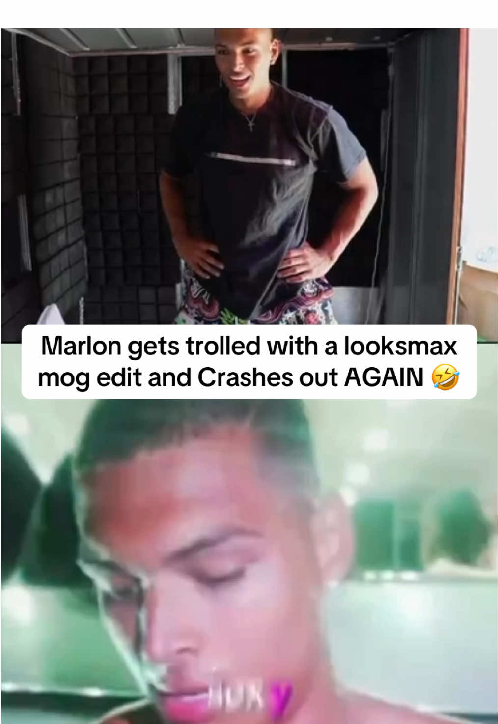 Whoever made this edit cooked 😭✌️ @Marlon should’ve known better lmaoo