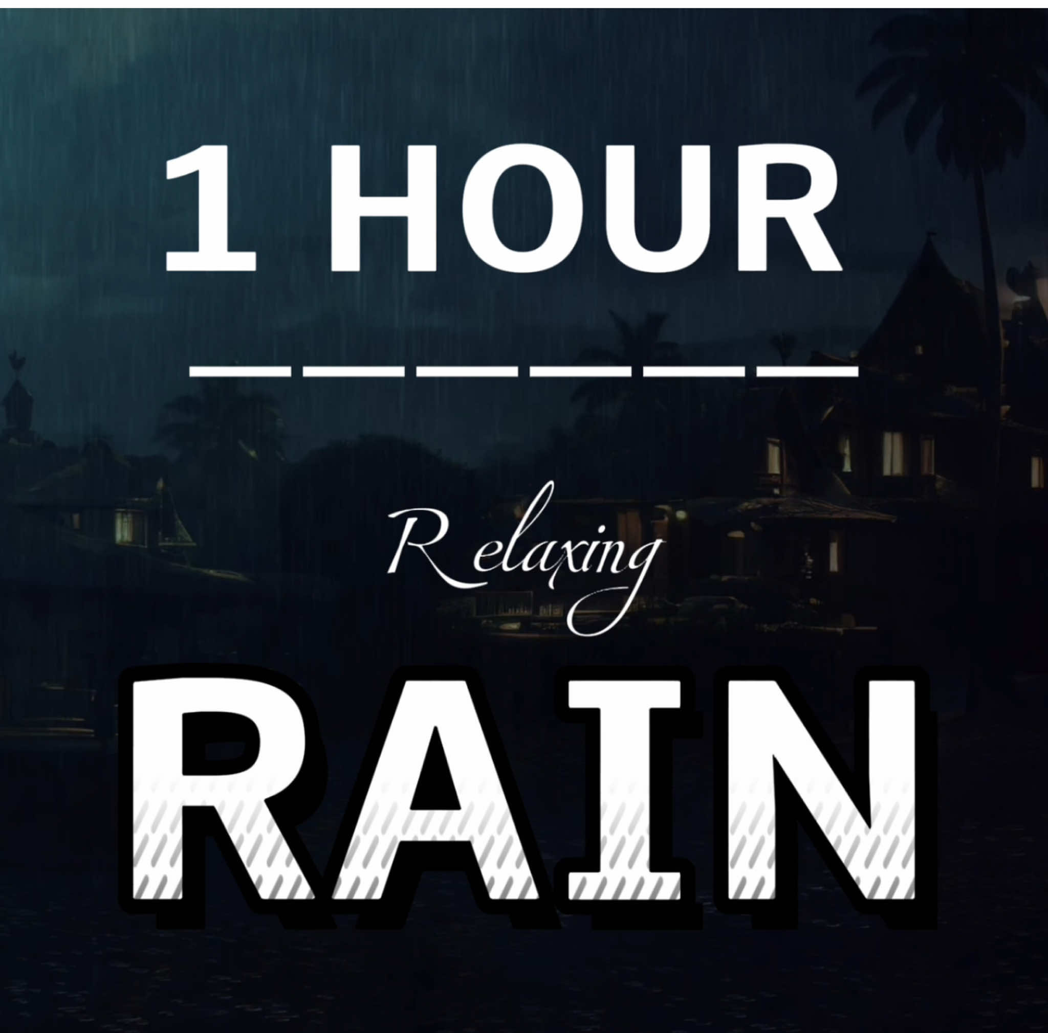 Rain Sounds 1 Hour for sleep, relaxation #rain #asmr #relaxation #calmingsounds #rainsounds 