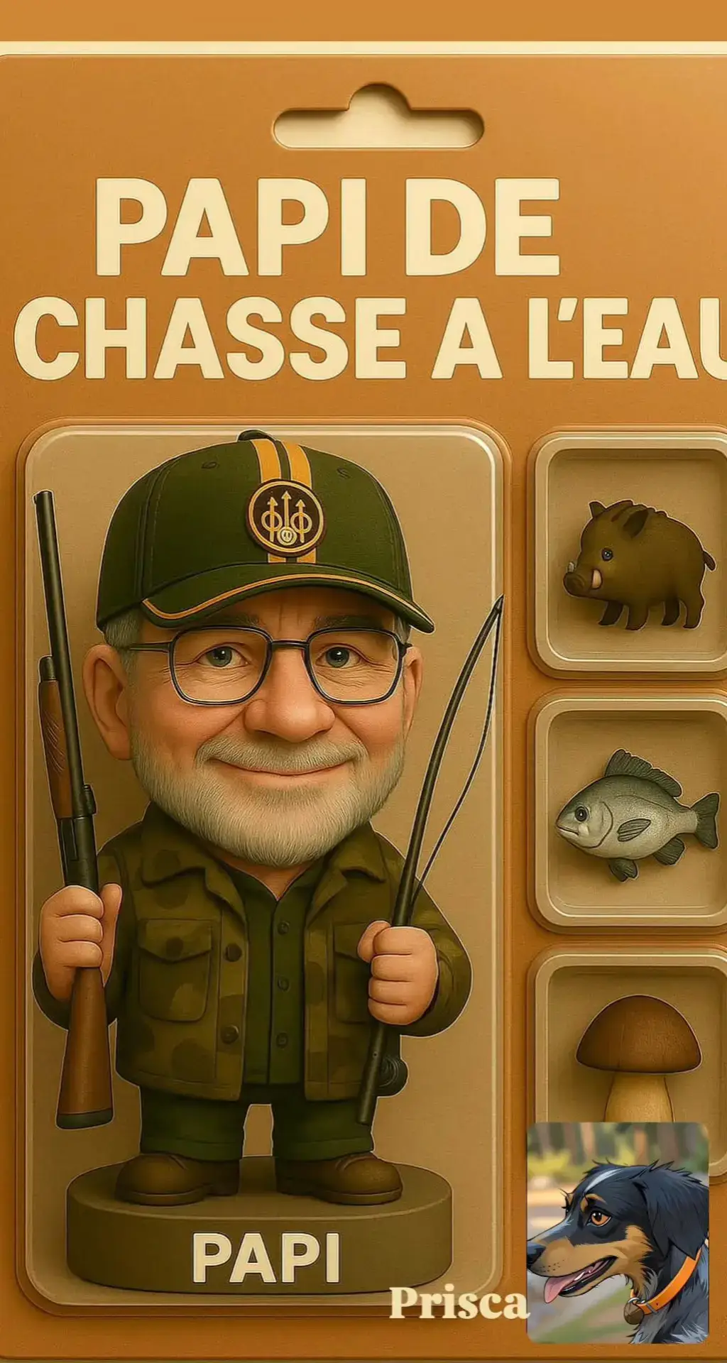 je n'ai pas pu m'en empêcher 🤣🤣 je n'ai pas oublié  ma prisca 😍 #foryourpage #pourtoi #huntingday #papi #berettatribe #chassealeau #chasse #chien #prisca 