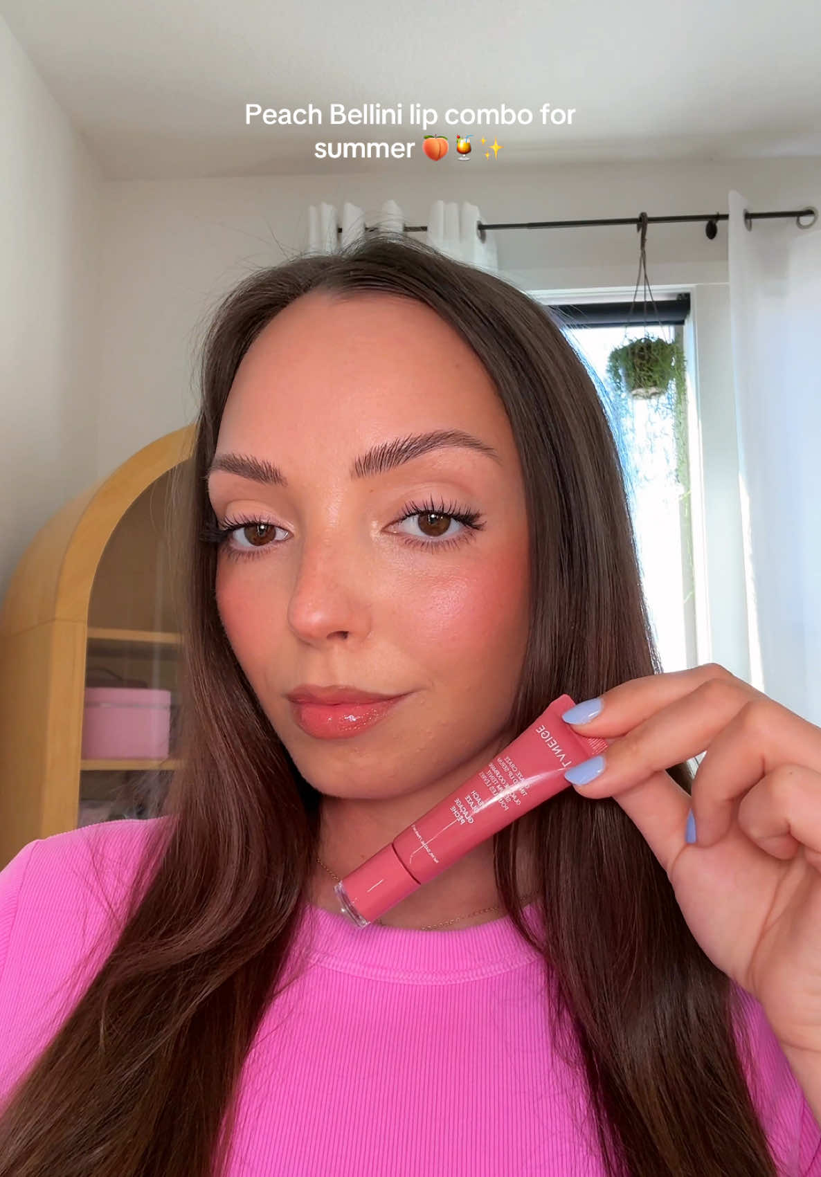 @Benefit Cosmetics play tint  @makeupforever wherever walnut extreme  @laneige_us peach glaze  #lipcombo #laneige #lipgloss #lipliner 