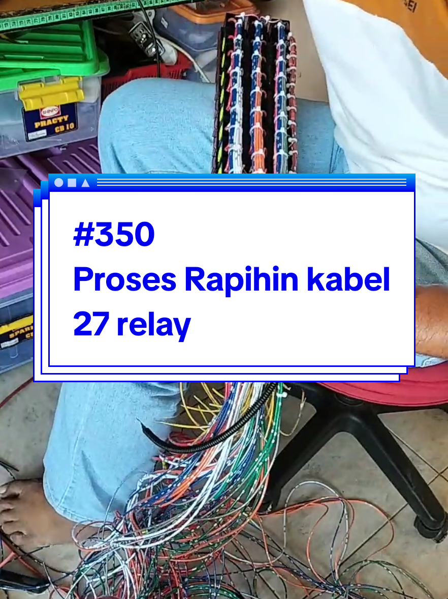 rakit kabel #kabel #relay #relayset #moerk4 