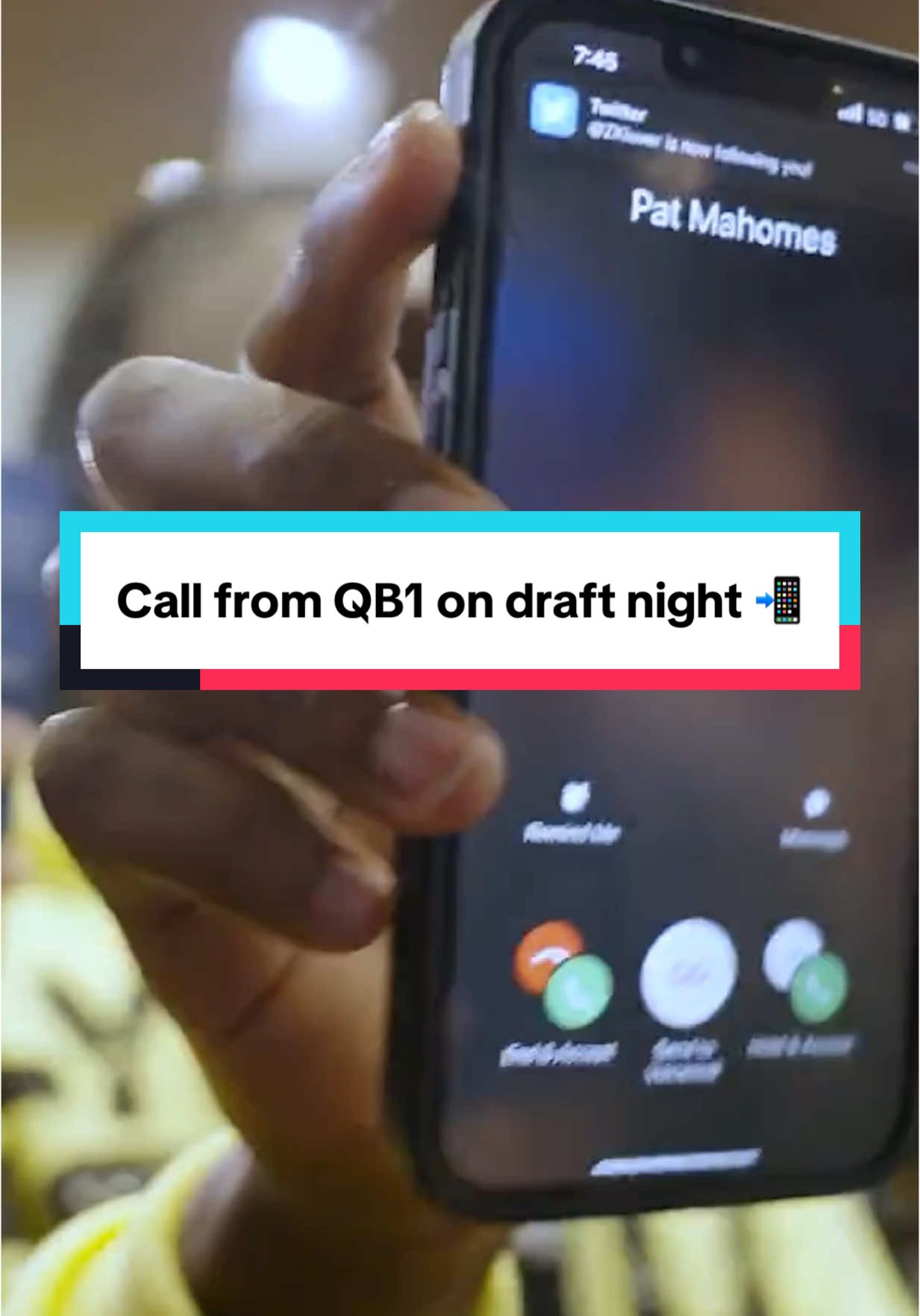 4 days away from more moments like these 📲 #nfldraft #chiefs #qb1 #draft