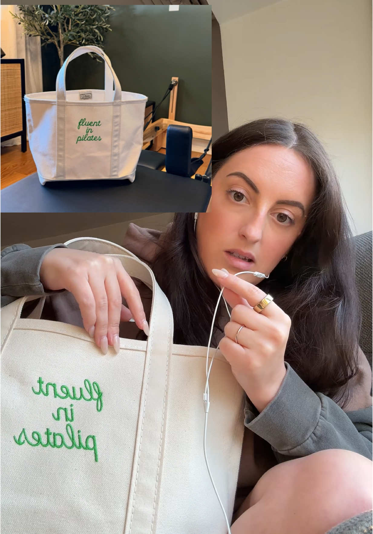This is your sign to get yourself the @llbean Boat and Tote done in store if you want to customize and embroider it 😍 #llbeantote #boatandtote #llbean 