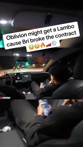 Oblivion might get a Lambo cause Bri broke the contract 😳😳🔥🏎️💨 #oblivion #bri #lamborghiniurus #nda #Relationship #stream #fypシ 