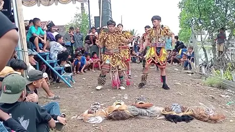 tarian gedruk Satrio Sekar Budoyo👹#barongandemak #fypシ゚viral #jaranan #gedrukindonesia 