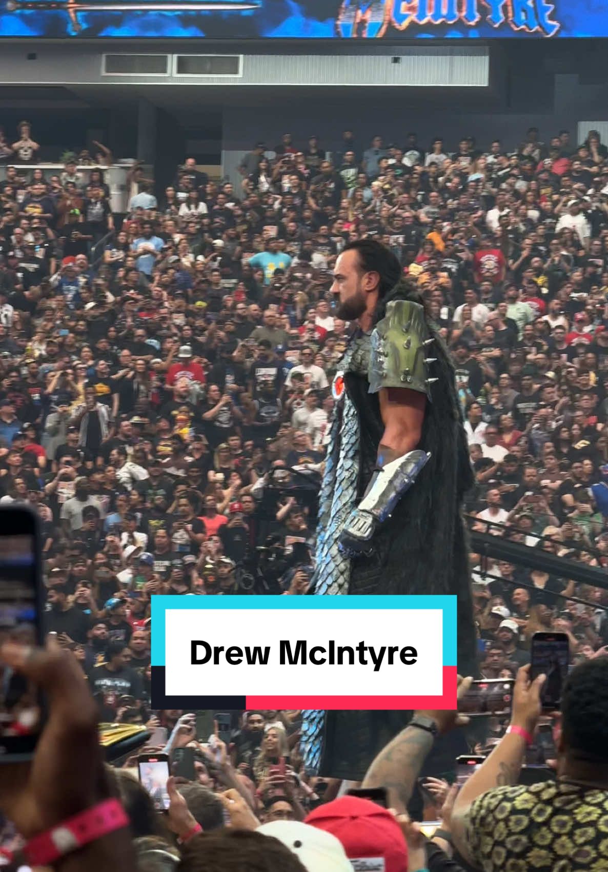 Drew McIntyre is ready for WAR. @wwe #WrestleMania 