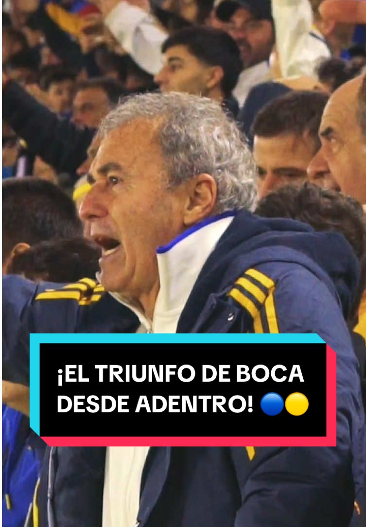 ¡LA BOMBONERA DELIRÓ CON LA VICTORIA! 🤯🏟 Así se vivió el triunfo 2-0 de #Boca ante #Estudiantes desde adentro 🔵🟡 ▶️ Mirá nuestros partidos de 🇦🇷 #LigaProfesional en #DisneyPlus  #TikTokDeportes #Palacios #Merentiel #Cavani #futbolargentino