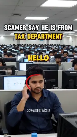 scamer say he's from tax department ⚠️ #scamexposed #internetscams #scammersgetcaught #scamalert #scambreaker 