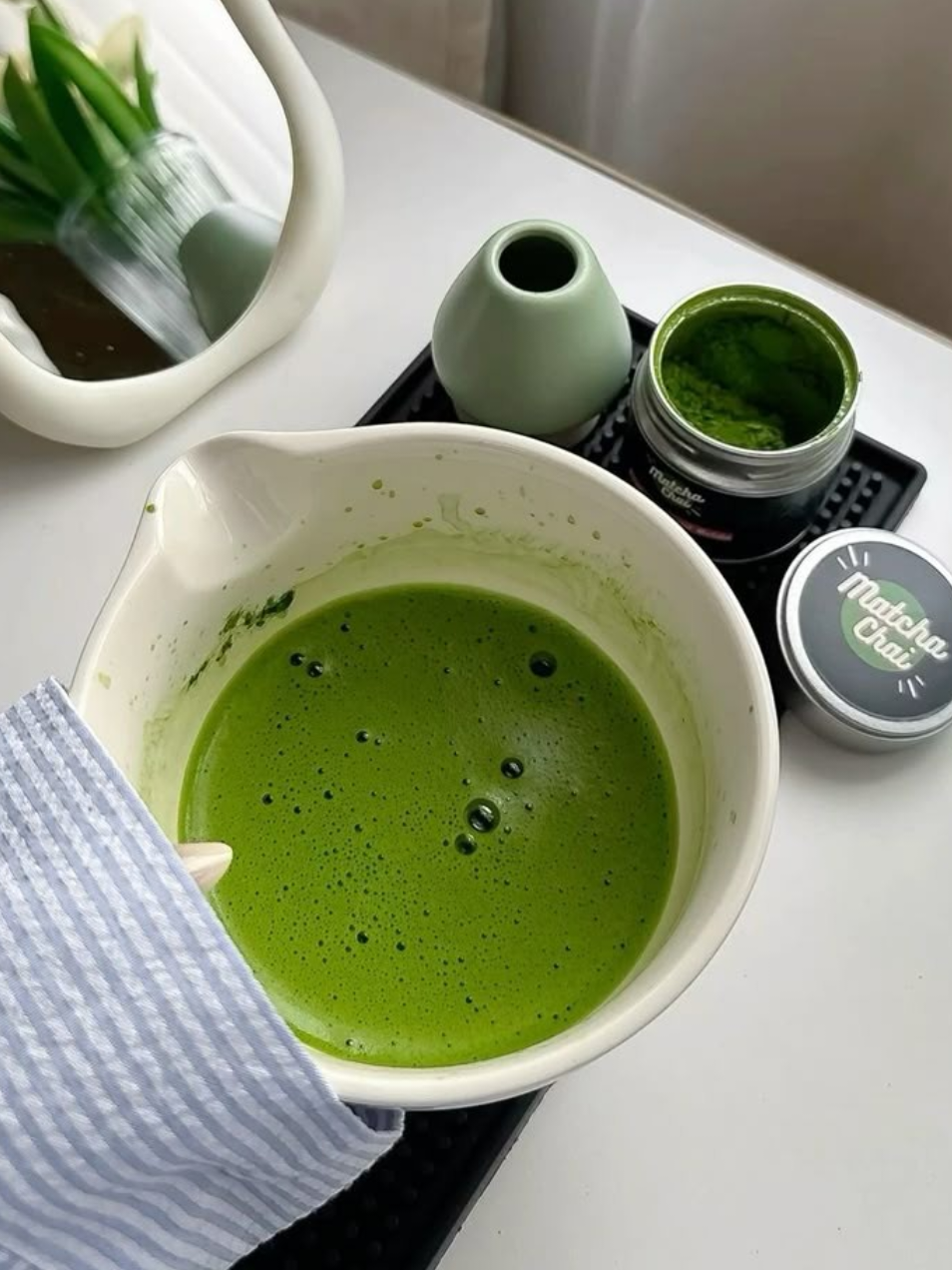 🍃💚#matchalover #purematcha #matcha #matchapowder #matchaaddict #aesthetic #favorite #obsessed #fyp 