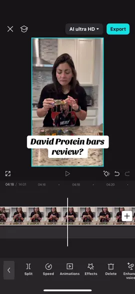 Bought and tried the David protein bars that are all over my FYP lately! Would you like to see the whole taste test video? #proteinbar #nutritioncoach #tastetest 