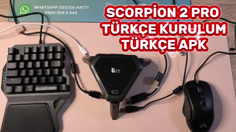 Scorpion 2 Pro Türkçe Kurulum ve Türkçe APK #moxie2pro #pubgmobile #klavyemousepubgmobile #kurulum #cepdoktoru 