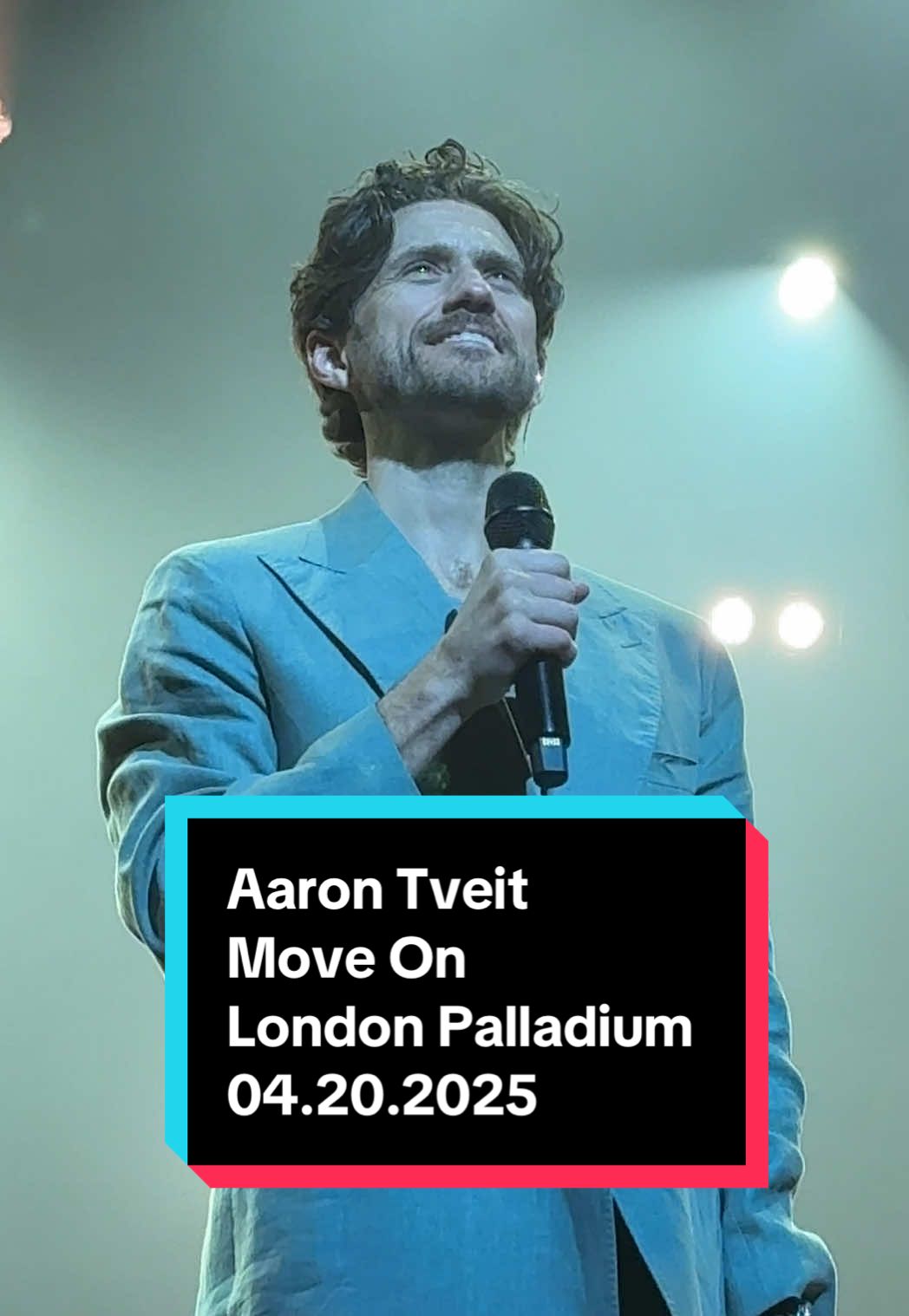 Aaron Tveit performs Move On from Sunday in the Park with George at the London Palladium on April 20, 2025 #aarontveit #musical #sondheim 