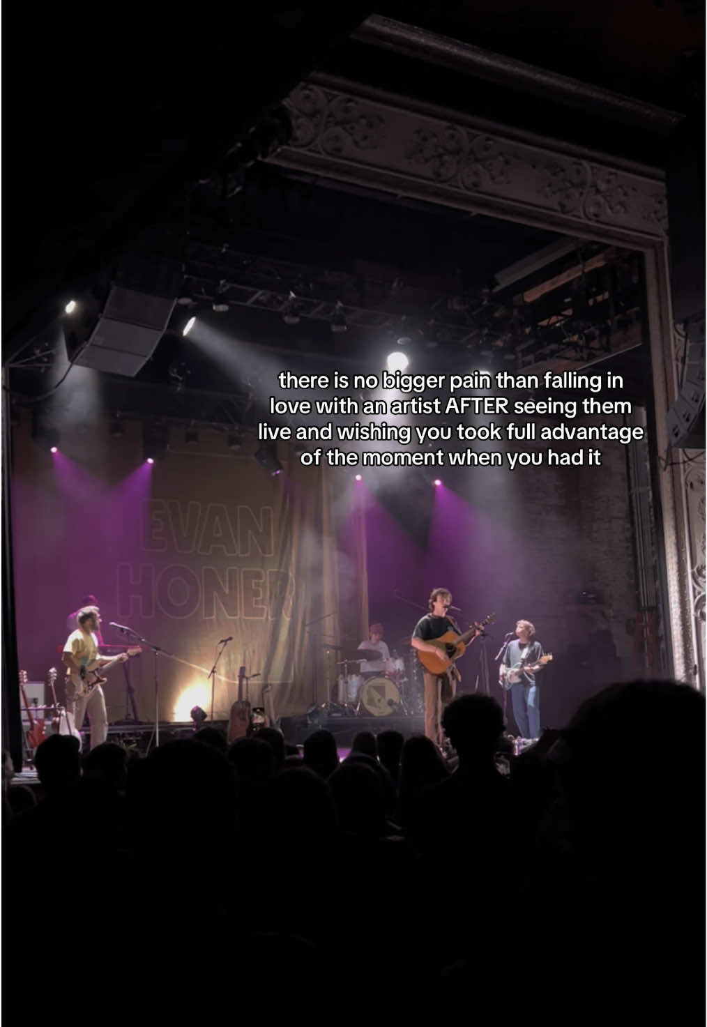 live laugh love evan honer….naturally i am driving four hours to have a moment of redemption in ann arbor next month #evanhoner #livemusic #concert #concerttok #music #indiefolk #indie #smallartist #fyp 