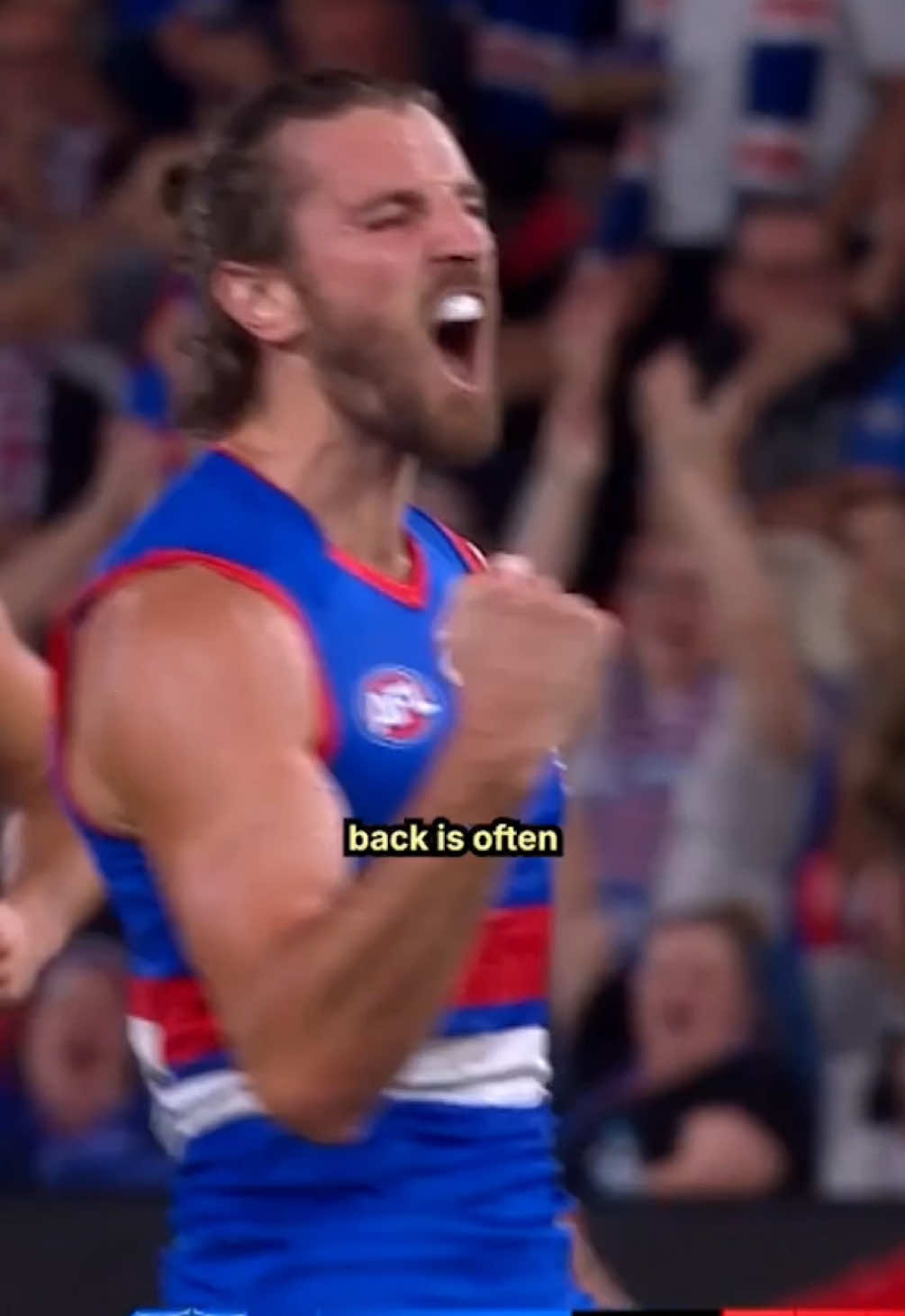 Bont gave us all a reminder 🤩 Watch the latest episode of Access via link in bio, thanks to @Crypto.com #afl #footy #westernbulldogs 