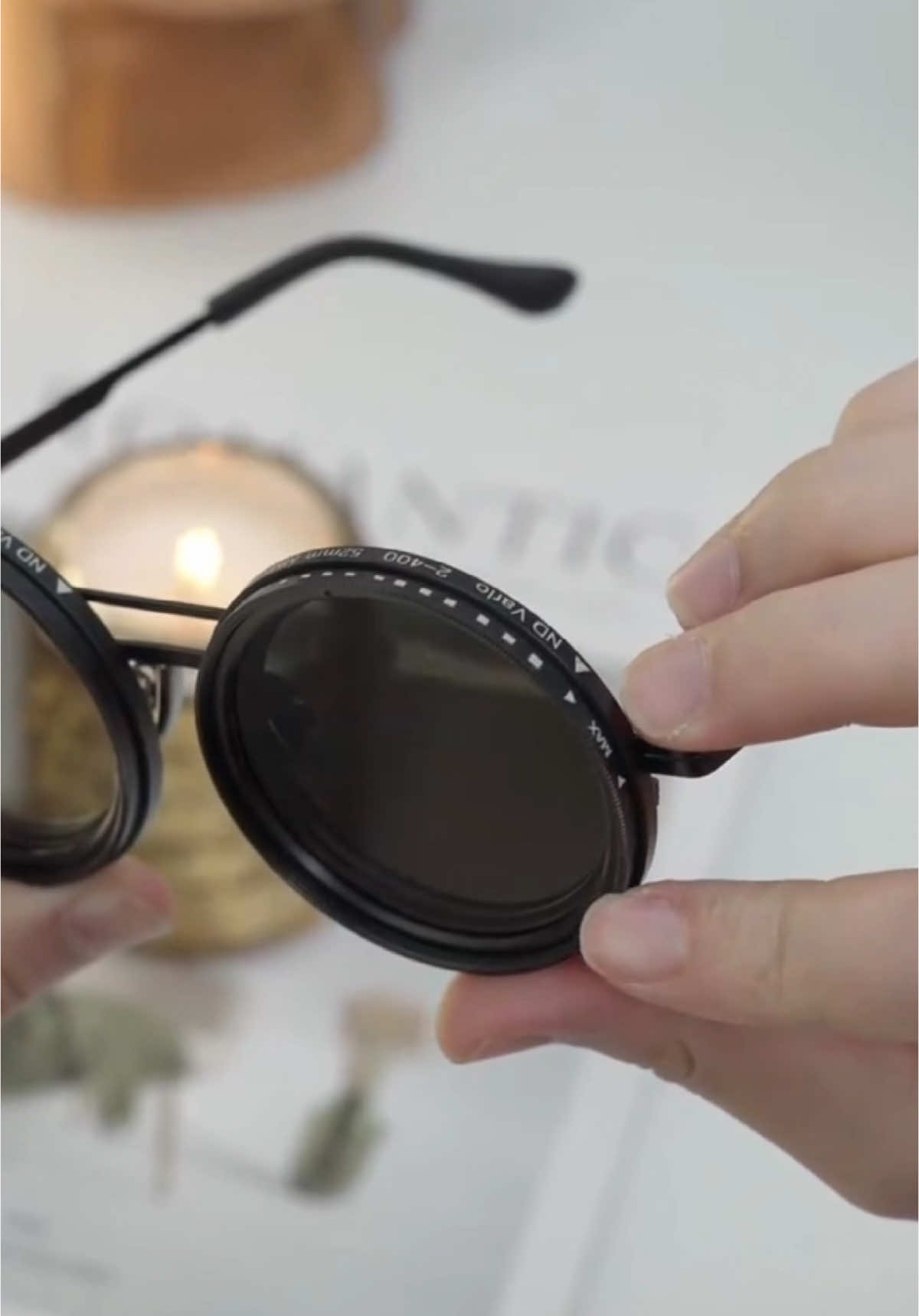 Sunglasses with adjustable lens #fyp #fypage #sunglasses #shades #rayban #gadgets #invention #newrelease #trending