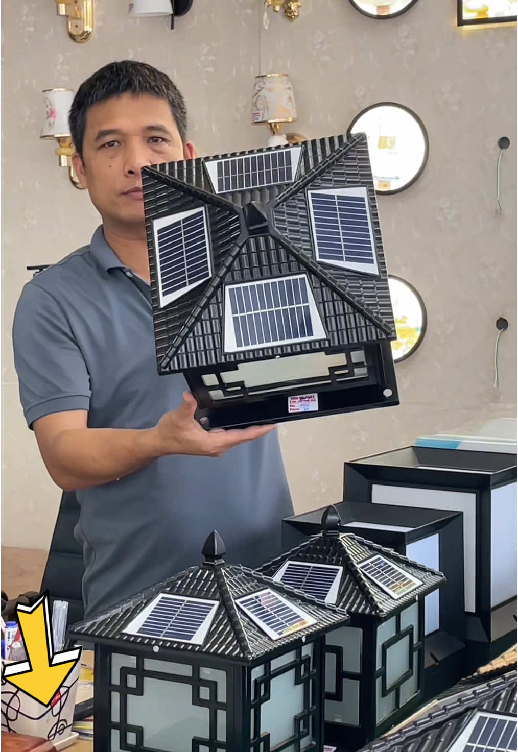 Trụ cổng năng lượng nhôm đúc ( Nội thất quạt Trần đèn bg)#đèn #xuhuong #thịnhhanh #nọithatquattrandenbg 