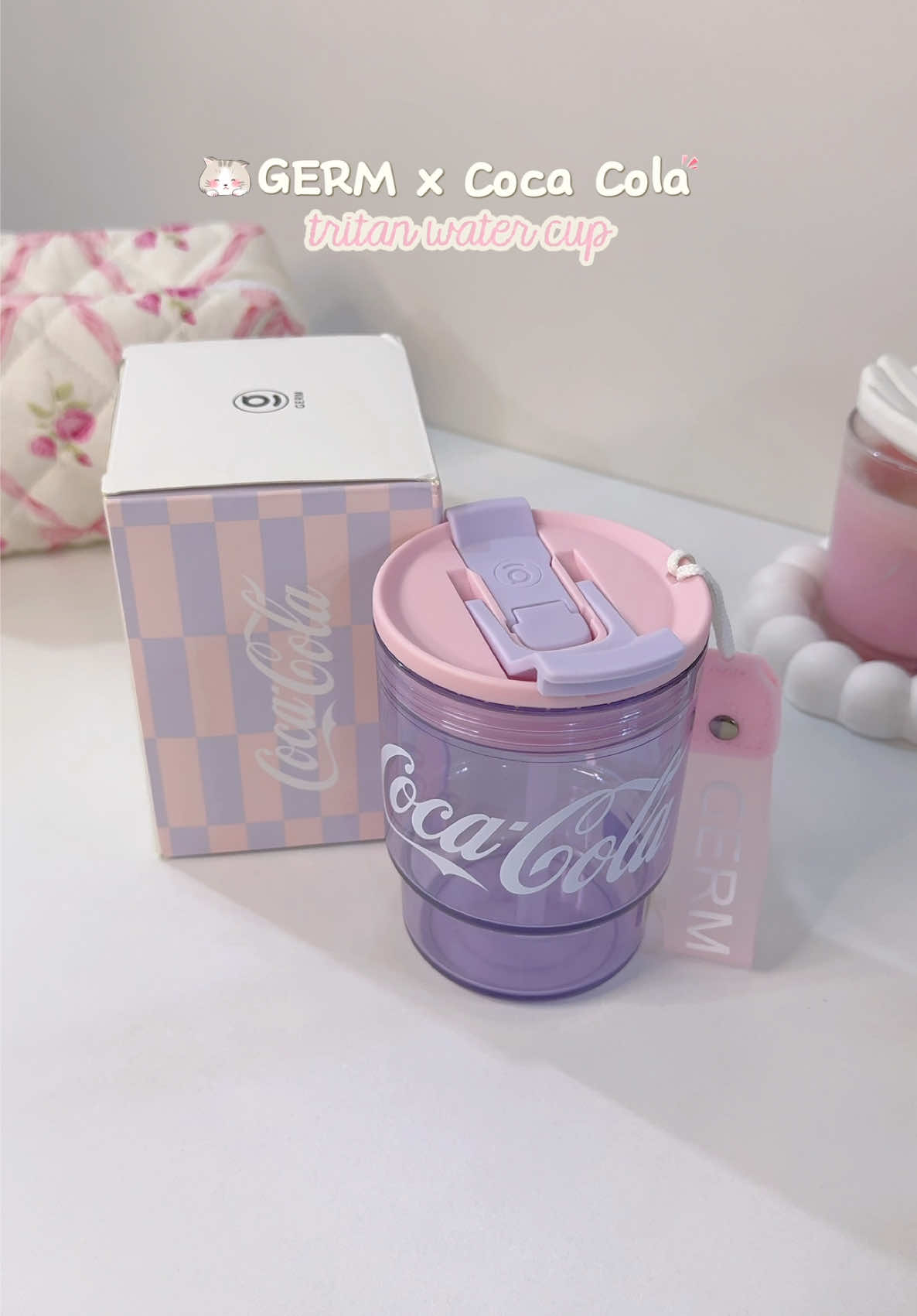 so cuteee! GERM x CocaCola Collaboration ⭐️🍒🖤 @GERM Philippines   #germ #germwaterbottle #waterbottle #germcocacola