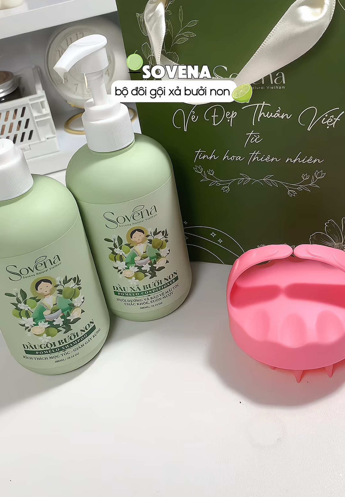 dùng thích lém 😍😍 #unboxing #combogoixabuoinon #sovena #daugoibuoinon #dauxabuoinon #xh #fyp #chamsoctoc 