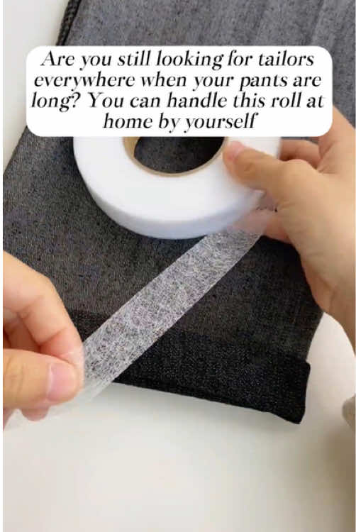 Transform your projects in seconds with our No-Sew Hemming Tape! 🥰🥰#spotlightfinds #tiktokshoprestock 