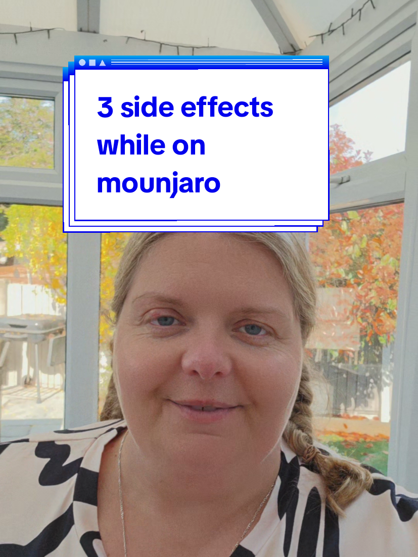 My 3 main side effects while on my mounjaro journey.  #mounjaroupdate  #mounjarovoy #weightloss #glp1 #mounjarocommunity #mounjarosideeffect #sideeffects #weightlosscommunity 