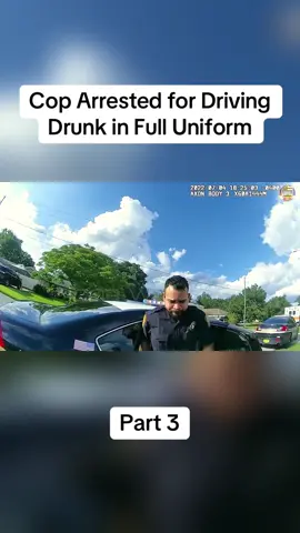 Cop Arrested for Driving Drunk in Full Uniform#cops #copsoftiktok #police #policeofficer #bodycam #crime #truecrime #truestory #foryou #fyp 