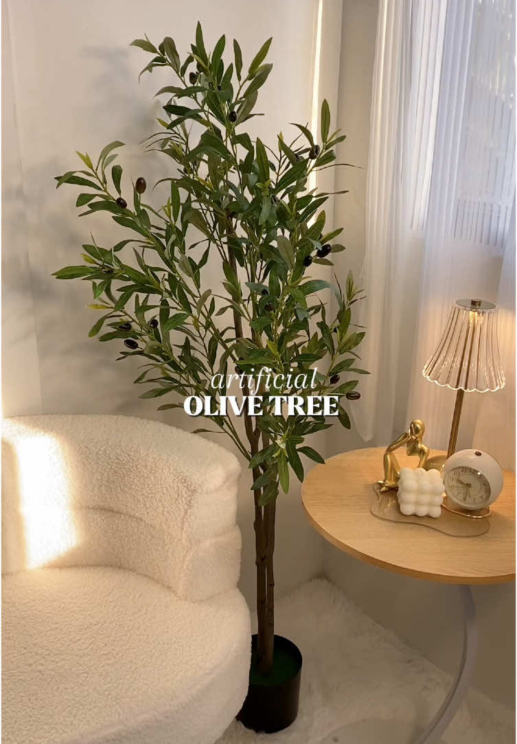 Make your space aesthetic with this minimalist Artificial Olive Tree — adds a calm, cozy vibe instantly ✨🍃 #modofo #olivetree #artificialolivetree #artificialtree #minimalisttree #cozyvibe #aesthetic #roomdecor #fyp 