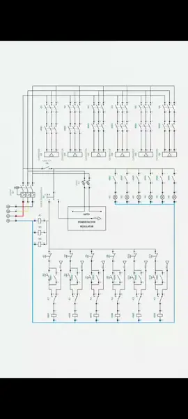 Wiring KAPASITOR BANK#electrician #simurelay #elektrik #electrical 